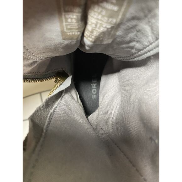 Sorel Major Carly Women's Major Combat Boots 6.5 Felt, Zip & Lace Up, Brown - Picture 8 of 11